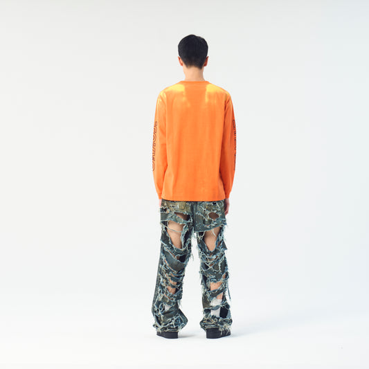 RENSUKE TOKYO HEAT-SENSITIVE LONG SLEEVE T-SHIRT IN COTTON