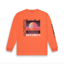 Load image into Gallery viewer, RENSUKE RISING SUN THERMOCHROMIC COLOR-CHANGE LOOSE LONG SLEEVE SHIRT IN COTTON JERSEY
